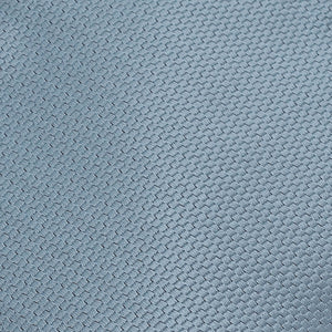 GASSANI 3-Set Grau-Blaue Herren-Fliege Karo Struktur Kariert, Einstecktuch Manschettenknöpfe, Schleife Blaugrau Vorgebunden
