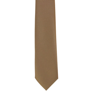GASSANI Cravatta da uomo con cravatte a quadretti strutturata a quadri beige skinny 6 cm extra lunga