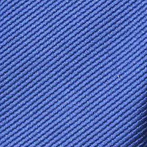 GASSANI 8cm Schmale Royal-Blaue Gestreifte Uni Rips Herren-Krawatte, Schlips Binder In Geschenk-Box Dose Blech-Spardose