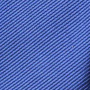 Pánský kravatový pořadač GASSANI 6cm úzký královská modrá s pruhy Uni Rips v dárkové krabičce Plechová krabička