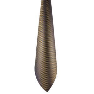 GASSANI 2-SET sada kravat, 6 cm tenká úzká béžovohnědá extra dlouhá žakárová pánská kravata kostkovaná, kapesníček