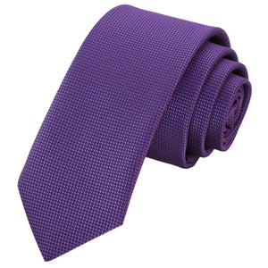 GASSANI set cravatta viola, 6 cm di larghezza stretta cravatta da uomo lunga, fazzoletto colorato 4 disegni