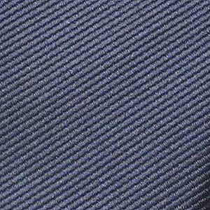GASSANI 8cm úzký ocelový modrý pruhovaný uni Rips pánský kravatový pořadač v dárkové krabičce plechová kasička
