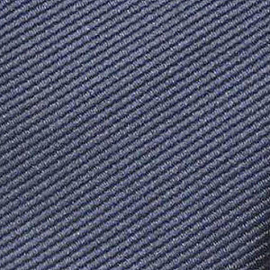 GASSANI Raccoglitore per cravatte da uomo a righe blu in acciaio stretto da 6 cm in scatola regalo salvadanaio in latta
