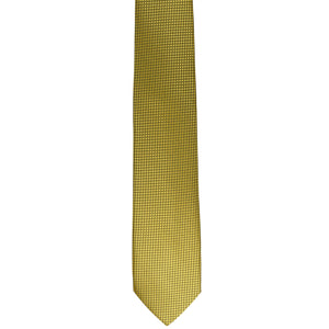 GASSANI 3 pz. Set Cravatta da uomo in oro giallo skinny da 8 cm Cravatta extra lunga Cravatta da sposa Cravatta da uomo Cravatta da taschino Gemelli da uomo