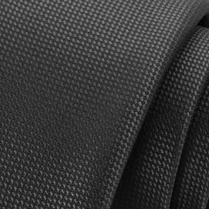 Sada kravat GASSANI, 6 cm úzká černá tenká hubená pánská kravata dlouhá, Pocket Square Paisley 3 vzory