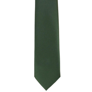 Sada kravat GASSANI, 6 cm široká úzká zelená pánská kravata dlouhá, kapesníček barevný 4 designy