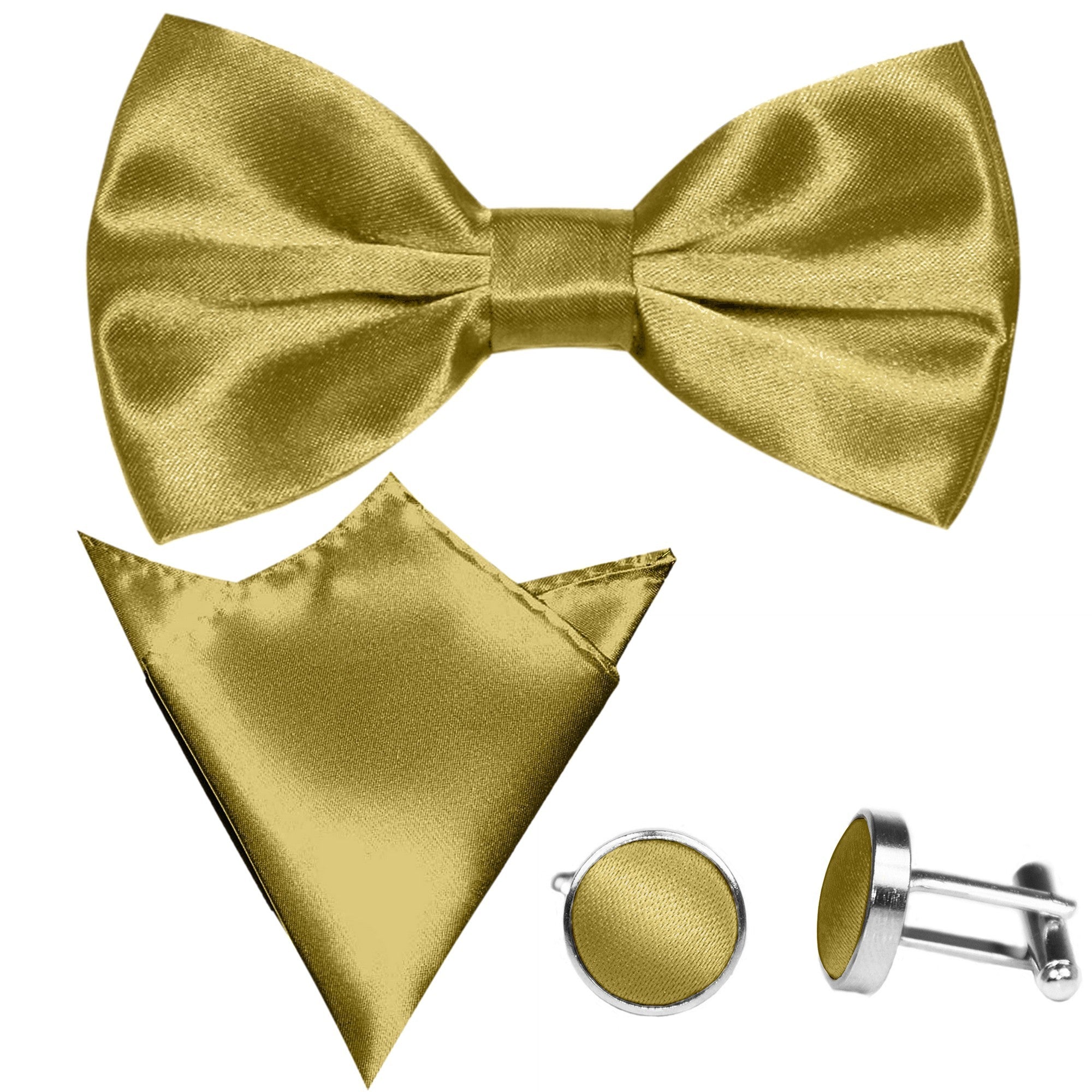 Kaufen Sie Golden Satin Herren-Fliegen | Exklusiv designt für GASSANI -  GASSANI Krawatten