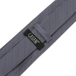 GASSANI 3 pz. Set, cravatta da uomo blu acciaio stretta 8 cm extra lunga, cravatta da sposa, set cravatta, cravatta da uomo, fazzoletto, gemelli