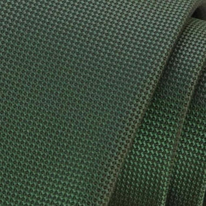 Set cravatta GASSANI, cravatta da uomo verde stretta larga 6 cm, fazzoletto colorato 4 disegni