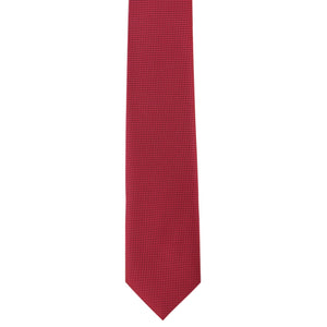 GASSANI Cravatta Cravatta da uomo extra lunga a quadretti rosa-rossi testurizzati da 6 cm