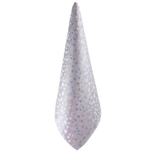 GASSANI Parure 3-SET cravatte, larghezza cm 8. Cravatta lunga da uomo rosa antico, cravatta da sposa stretta