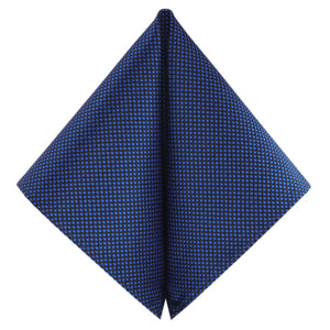 GASSANI 3 pz. Set 8 cm Skinny Royal Blue Cravatta extra lunga da uomo Cravatta da sposa Cravatta da uomo Cravatta da taschino Gemelli da uomo