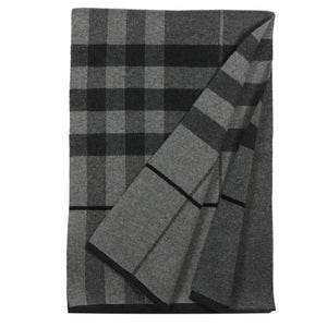 Cravatta da uomo a scacchi nera beige stretta di 6 cm, raccoglitore per cravatta vintage con motivo scozzese