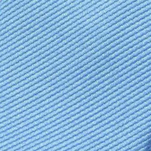 GASSANI Raccoglitore per cravatte da uomo a coste semplici a righe blu pastello stretto da 8 cm in scatola regalo salvadanaio in latta