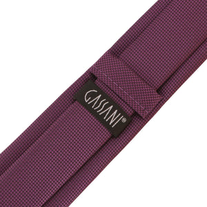 GASSANI set cravatta fucsia, larghezza 6 cm, cravatta uomo stretta, lunga, fazzoletto, colorato 4 disegni