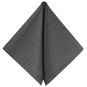 GASSANI 3 pz. Set, cravatta uomo nera e bianca stretta 8 cm extra lunga, cravatta da sposa, set cravatta, fazzoletto, gemelli