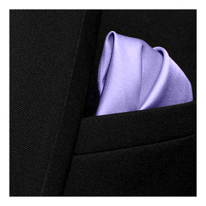 Sada kravat GASSANI 3-SET, 6cm úzká perleťovo-fialová dlouhá pánská kravata, svatební kravata úzká