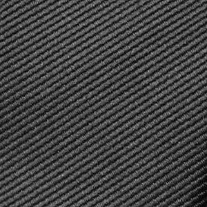 GASSANI 6 cm stretto nero a righe Uni Rips raccoglitore per cravatte da uomo in scatola regalo salvadanaio di latta