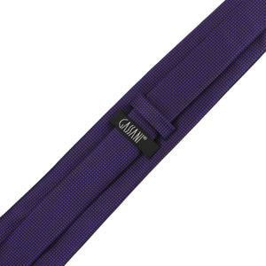 GASSANI 3 ks. Sada 8cm Skinny Purple Purple Pánská Extra dlouhá Kravata Svatební Kravata Sada Kapesní čtvercové manžetové knoflíčky